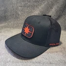 Polaris Ellipse Patch Black/blaze Orange Trucker Hat- Oem 2833124. Fixed Price $26.99.