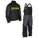 Fly Racing Outpost Snowmobile Jacket/bib Combo Black With Grey & Hi-vis. Fixed Price $284.98.