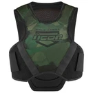 Icon Softcore Adult Mens Green Camo Field Armor Street Motorcycle Riding Vest. Fixed Price $110.00.