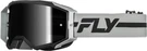 Fly Racing 37-51916 Zone Pro Goggle Grey/black W/black Mirror/smoke Lens. Fixed Price $89.95.