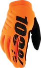 100-PERCENT Brisker Youth Gloves Fluo Orange/black Xl. Fixed Price $39.95.