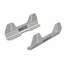 Sparco 004903 Seat Mount Side Hardware Included Silver Anodized Pair. Fixed Price $175.00.
