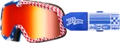 100-PERCENT Barstow Goggle Artist Series 123 Klan Mirror Red Lens. Fixed Price $109.95.