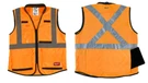 2 New Milwaukee 48-73-5051 Orange High Visibility Performance Safety Vests S/m. Fixed Price $21.99.