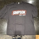 Simpson Est. 1959 American Flag Men's Black Graphic Print T-shirt. Fixed Price $9.99.