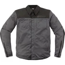 Icon Upstate Mesh C.e. Vented Textile Motorcycle Jacket Grey/black. Fixed Price $175.00.