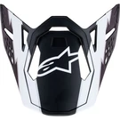 Alpinestars S-M10 Visor Ampress White/black Matte 8980623-1121-OS. Fixed Price $104.95.