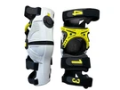 Mobius X8 Knee Braces Medium White Acid Yellow Pair Dirt Bike Mx Atv - Open Box. Fixed Price $449.99.