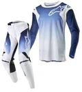 New Alpinestars 2024 Racer Hoen Kit Suit White Navy Light Blue Motocross Mx. Fixed Price $190.77.