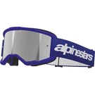 Alpinestars Vision 3 Wordmark Goggles Blue/silver Mirror. Fixed Price $41.95.