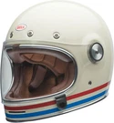 Bell Bullitt Street Helmet Stripes Gloss Pearl White/oxblood/blue On-road Bike. Fixed Price $440.00.