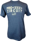 Pro Circuit Logo Flag T-shirt Heather Navy Large 646200-030. Fixed Price $34.20.