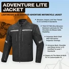 Tourmaster Adventure Lite Motorcycle Jacket. Fixed Price $167.95.