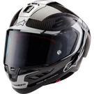 Alpinestars S-R10 Motorcycle Helmet Carbon Silver Black 8200324-1368-S. Fixed Price $1383.06.