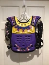 Vintage Axo Sport " 7 Series Motocross Chest Protector Purple Yellow Italy. Fixed Price $124.95.