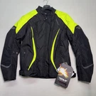 Fly Racing Women Butane Motorcycle Jacket, Black/yellow. Size 2XL, Armored. Fixed Price $149.00.