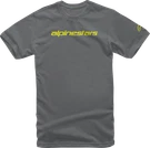 Alpinestars Linear Word T-shirt 1212720201852XL Gray/yellow. Fixed Price $38.44.