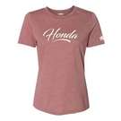 Factory Effex Women's Honda Script T-shirt Heather Mauve Medium 27-87342. Fixed Price $28.82.