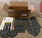 Nos Polaris Rmk Knee Pads, Gray / Black, # 2889944. Fixed Price $100.00.