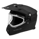 Fly Racing Trekker Cold Weather Snow Solid Helmet W/ Dual Shield - Matte Black. Fixed Price $259.95.