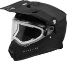 Fly Racing Trekker Cold Weather Solid Helmets With Electric Shields Xs Black. Fixed Price $309.95.