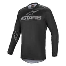 Alpinestars Fluid Graphite Black/gray Mx Off-road Jersey Men's Sizes Sm Xl. Fixed Price $19.99.