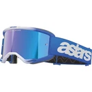 Alpinestars Vision 5 Blaze Goggles White/blue Mirror. Fixed Price $59.95.