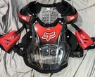 Fox Racing Roost Deflector Chest Protector For Youth S/m Red/black Motocross. Fixed Price $40.00.