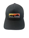 Polaris Sunset Patch On Black Trucker Hat Cap Snapback 9% Wool 110 Flex Fit. Fixed Price $11.99.