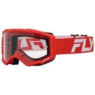 Fly Racing 2024 Adult Focus Goggle Red/white With Clear Lens 37-51156. Fixed Price $31.99.