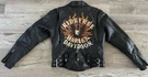 Harley Davidson Women Small Leather Jacket Flame Ride Free Eagle. Fixed Price $149.91.