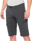 100% Ridecamp Shorts Charcoal Us 28 40029-00007 Bicycle Apparel. Fixed Price $44.85.
