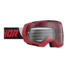 Thor Regiment Goggle - Red/black Clear Lens Adult Size. Fixed Price $29.95.