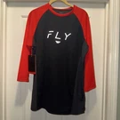Fly Racing Ripa 3/4 Sleeve Jersey Black/red Sz 352-8131M. Fixed Price $33.00.