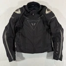 Dainese Super Speed Tex Sp-r Motorcycle Jacket Sz 48 Black Armor Pads Biker Mens. Fixed Price $149.99.