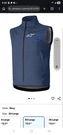 Alpinestars Techstar Softshell Vest Navy 2XL. Fixed Price $89.00.