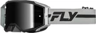 Fly Racing 37-51916 Zone Pro Goggle Grey/black W/black Mirror/smoke Lens. Fixed Price $69.99.