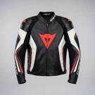 Dainese Racing 3 Perforated Leather Jacket Mens Medium Eu 48 Black Red Armor. Fixed Price $329.98.