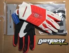 Nos Moose Racing M1 Gloves Red Orange Mens Medium Moto Mx Atv Off Road. Fixed Price $18.00.