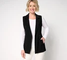 Control Women's Jacket Sz Xl Euro Knit Vest Black A681569. Fixed Price $27.96.