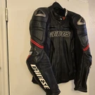 Dainese Racing C2 Pelle Leather Jacket Men's 52 Black Red Motorbike Ce Approved. Fixed Price $435.00.