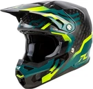 Fly Racing 73-4453YL Youth Formula S Carbon Byte Helmet Black/teal/lime. Fixed Price $749.95.