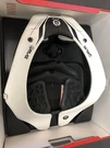 Atlas Air Neck Brace Size Large, White/black Colorway, Comes W/pads And Straps. Fixed Price $230.00.