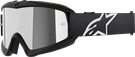 Alpinestars Goggles Youth Vision Corp Black Silver Mirror Lens 5140225-1456. Fixed Price $36.95.