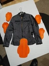 Size Icon MH1000 Motorcycle Jacket Women's D30 Gray Black Leather With Pads. Fixed Price $100.00.