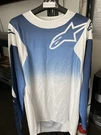 Alpinestars Racer Hoen Jersey White/dark Navy/light Blue Xxl. Fixed Price $15.00.