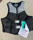 Sea-doo New Oem Unisex Grey Black Ultralight Airflow Pfd / Life Jacket Large. Fixed Price $102.35.