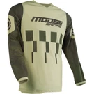 Moose Racing Lg Green/tan Qualifier Jersey. Fixed Price $99.83.