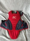 Red Youth Mizuno Samurai Catcher's Chest Protector (used). Fixed Price $35.00.