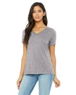 Bella + Canvas Ladies Relaxed Jersey Short Sleeve V-neck T-shirt 6405 S-2XL Top. Fixed Price $14.61.